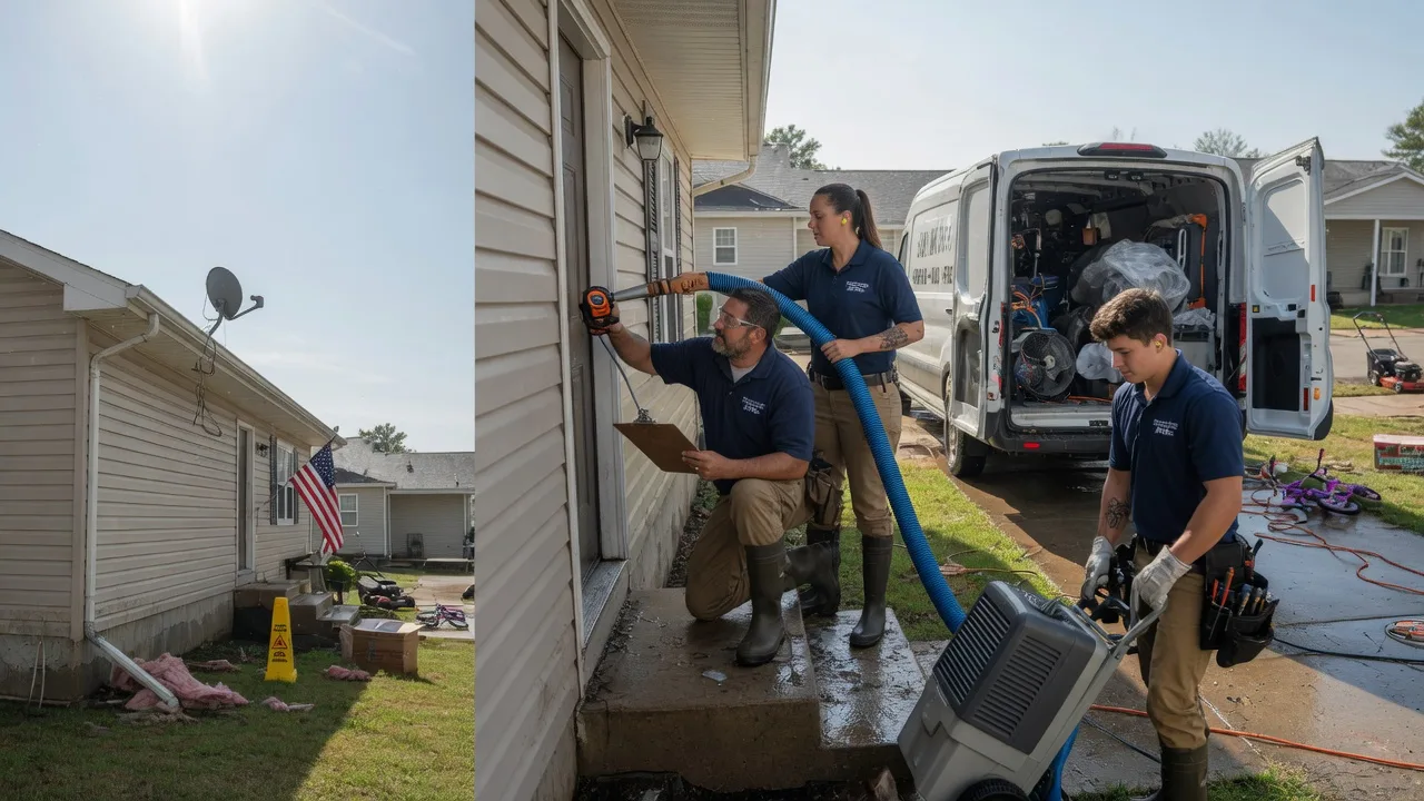 Ceiling Water Damage Restoration in Berger, MO near me